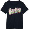 imageBarbie  Stacked Logo TShirtBlack