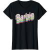 imageBarbie  Stacked Logo TShirtBlack