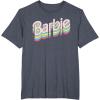 imageBarbie  Stacked Logo TShirtHeather Blue