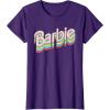 imageBarbie  Stacked Logo TShirtPurple