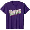 imageBarbie  Stacked Logo TShirtPurple