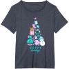 imageBarbie Happy Holidays TShirtHeather Blue