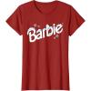 imageBarbie Winter Logo TShirtCranberry Red