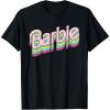 imageBarbie  Stacked Logo TShirtBlack