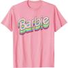 imageBarbie  Stacked Logo TShirtPink