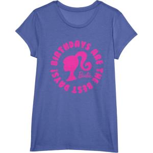 imageBarbie  Birthdays are the Best Days TShirtBright Blue Heather