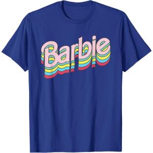 imageBarbie  Stacked Logo TShirtRoyal Blue