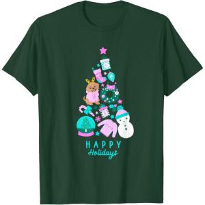 imageBarbie Happy Holidays TShirtDark Green