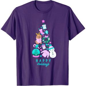 imageBarbie Happy Holidays TShirtPurple