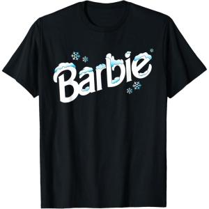 imageBarbie Winter Logo TShirtBlack