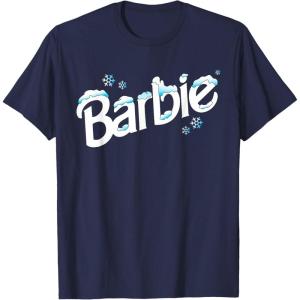 imageBarbie Winter Logo TShirtNavy Blue