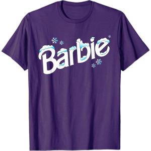 imageBarbie Winter Logo TShirtPurple