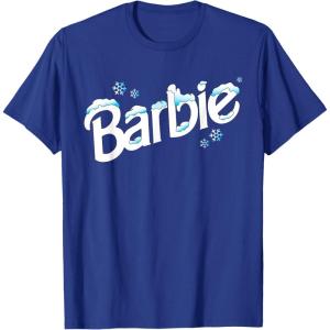 imageBarbie Winter Logo TShirtRoyal Blue