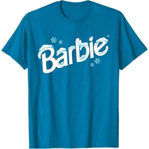 imageBarbie Winter Logo TShirtSapphire Blue