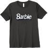 imageBarbie  Halloween Spiderweb Logo Premium TShirtDark Heather Grey