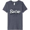 imageBarbie  Halloween Spiderweb Logo Premium TShirtHeather Blue