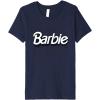 imageBarbie  Halloween Spiderweb Logo Premium TShirtNavy Blue