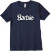 imageBarbie  Halloween Spiderweb Logo Premium TShirtNavy Blue