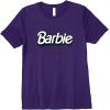 imageBarbie  Halloween Spiderweb Logo Premium TShirtPurple