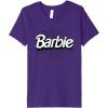 imageBarbie  Halloween Spiderweb Logo Premium TShirtPurple