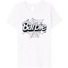 imageBarbie  Halloween Spiderweb Logo Premium TShirtWhite