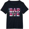 imageBarbie Holiday Sweater Logo TShirtBlack