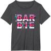 imageBarbie Holiday Sweater Logo TShirtDark Heather Grey