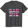 imageBarbie Holiday Sweater Logo TShirtDark Heather Grey