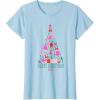 imageBarbie Merry Christmas Tree TShirtBaby Blue