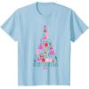 imageBarbie Merry Christmas Tree TShirtBaby Blue