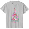 imageBarbie Merry Christmas Tree TShirtSilver Grey