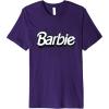 imageBarbie  Halloween Spiderweb Logo Premium TShirtPurple