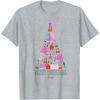 imageBarbie Merry Christmas Tree TShirtHeather Grey