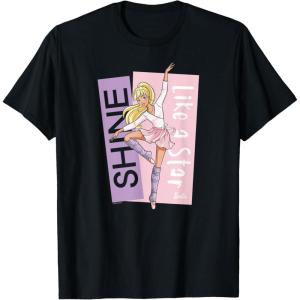 imageBarbie  Ballerina Barbie  En Pointe Shine Like a Star TShirtBlack