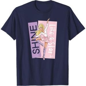 imageBarbie  Ballerina Barbie  En Pointe Shine Like a Star TShirtNavy Blue