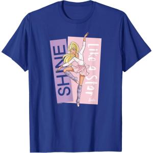 imageBarbie  Ballerina Barbie  En Pointe Shine Like a Star TShirtRoyal Blue