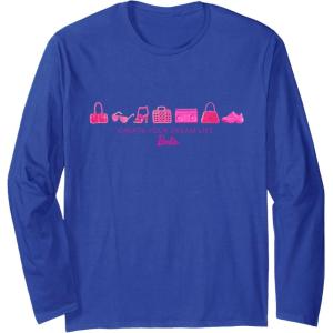 imageBarbie  Create Your Dream Life Long Sleeve TShirtRoyal Blue