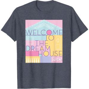 imageBarbie  Welcome to the Dreamhouse TShirtHeather Blue