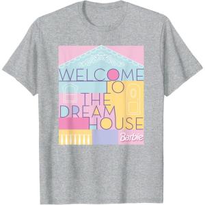 imageBarbie  Welcome to the Dreamhouse TShirtHeather Grey