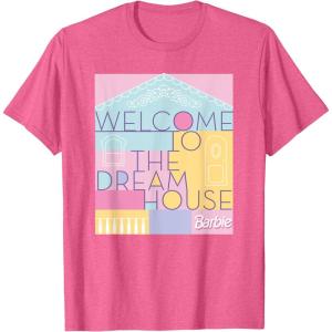 imageBarbie  Welcome to the Dreamhouse TShirtPink Heather