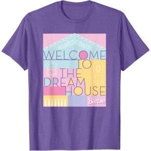 imageBarbie  Welcome to the Dreamhouse TShirtPurple Heather