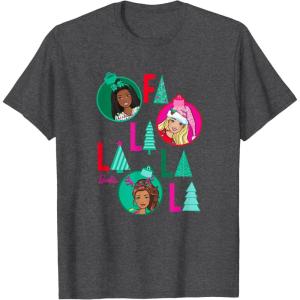 imageBarbie Fa La La La La TShirtDark Heather Grey