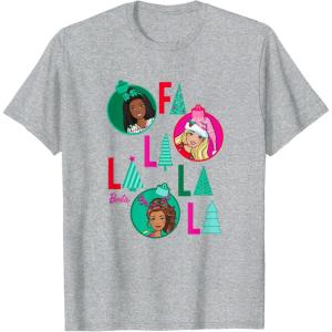 imageBarbie Fa La La La La TShirtHeather Grey