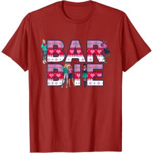 imageBarbie Holiday Sweater Logo TShirtCranberry Red