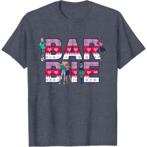 imageBarbie Holiday Sweater Logo TShirtHeather Blue