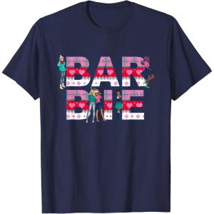 imageBarbie Holiday Sweater Logo TShirtNavy Blue