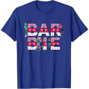 imageBarbie Holiday Sweater Logo TShirtRoyal Blue