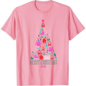 imageBarbie Merry Christmas Tree TShirtPink