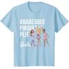 imageBarbie  Barbie Ballet Arabesque Pirouette Pli TShirtBaby Blue