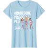 imageBarbie  Barbie Ballet Arabesque Pirouette Pli TShirtBaby Blue